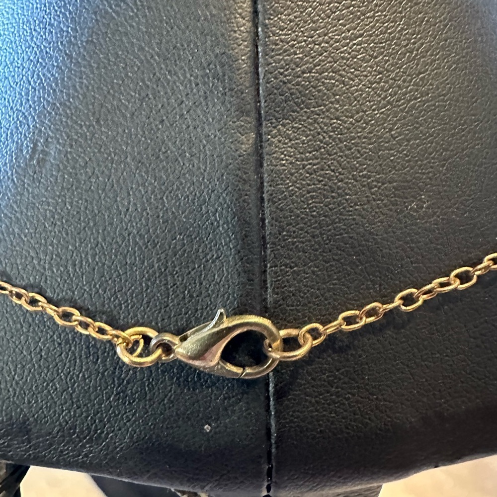 Gold in color Capricorn Necklace - Picture 2 of 3